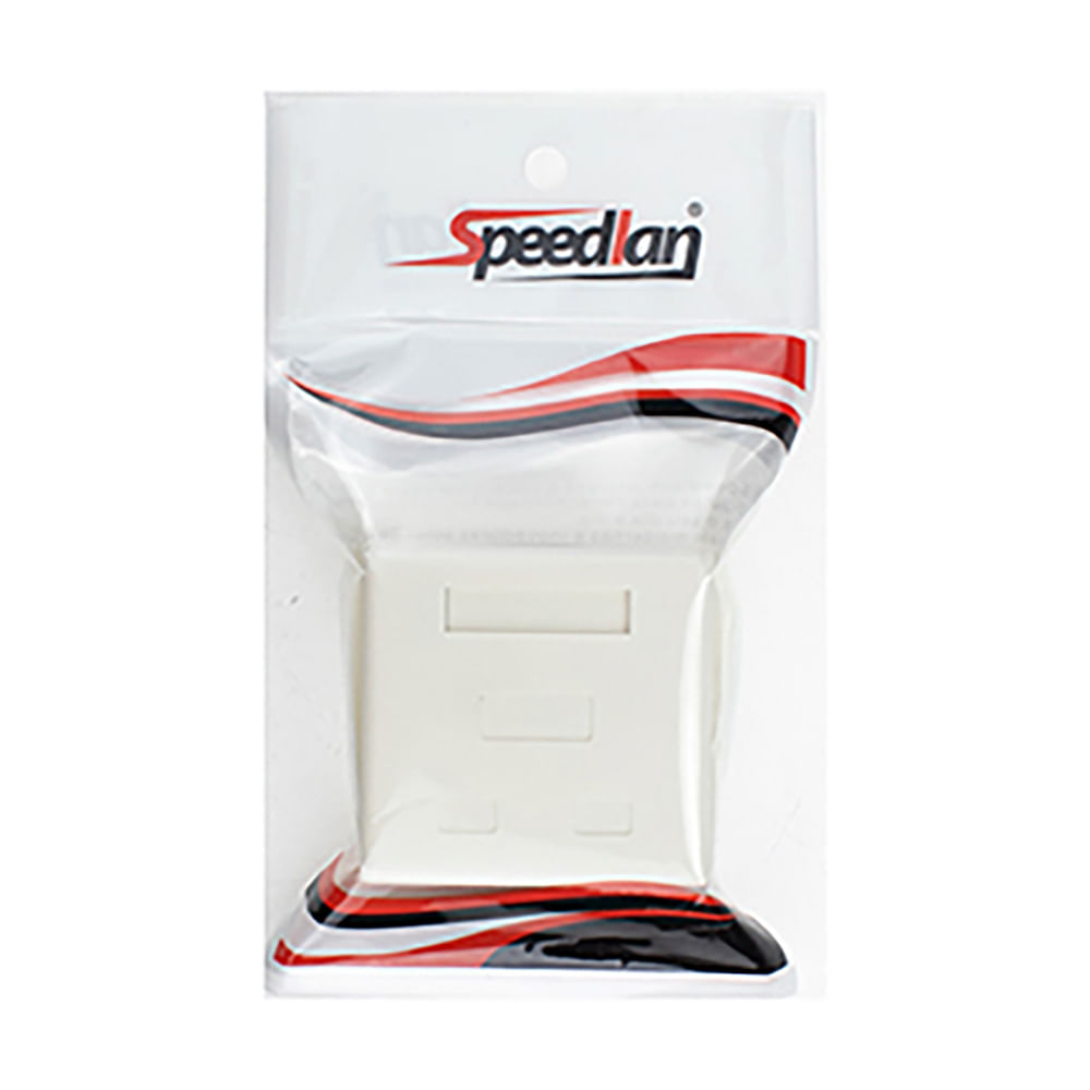 Encontraproduto.com.br - Caixa Sobrepor Speedlan 2 Keystone Cat.5E Branco