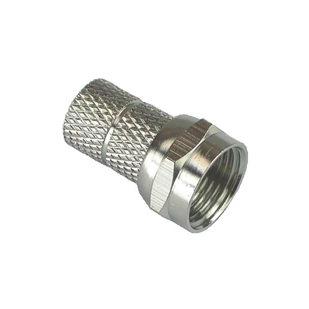 Conector F Rosca RG59 Com 4 peças Tblack