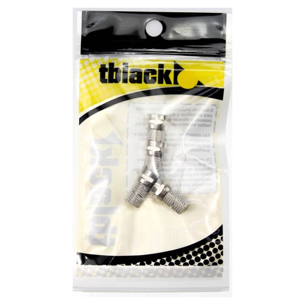 Encontraproduto.com.br - Conector F Rosca RG59 Com 4 peças Tblack