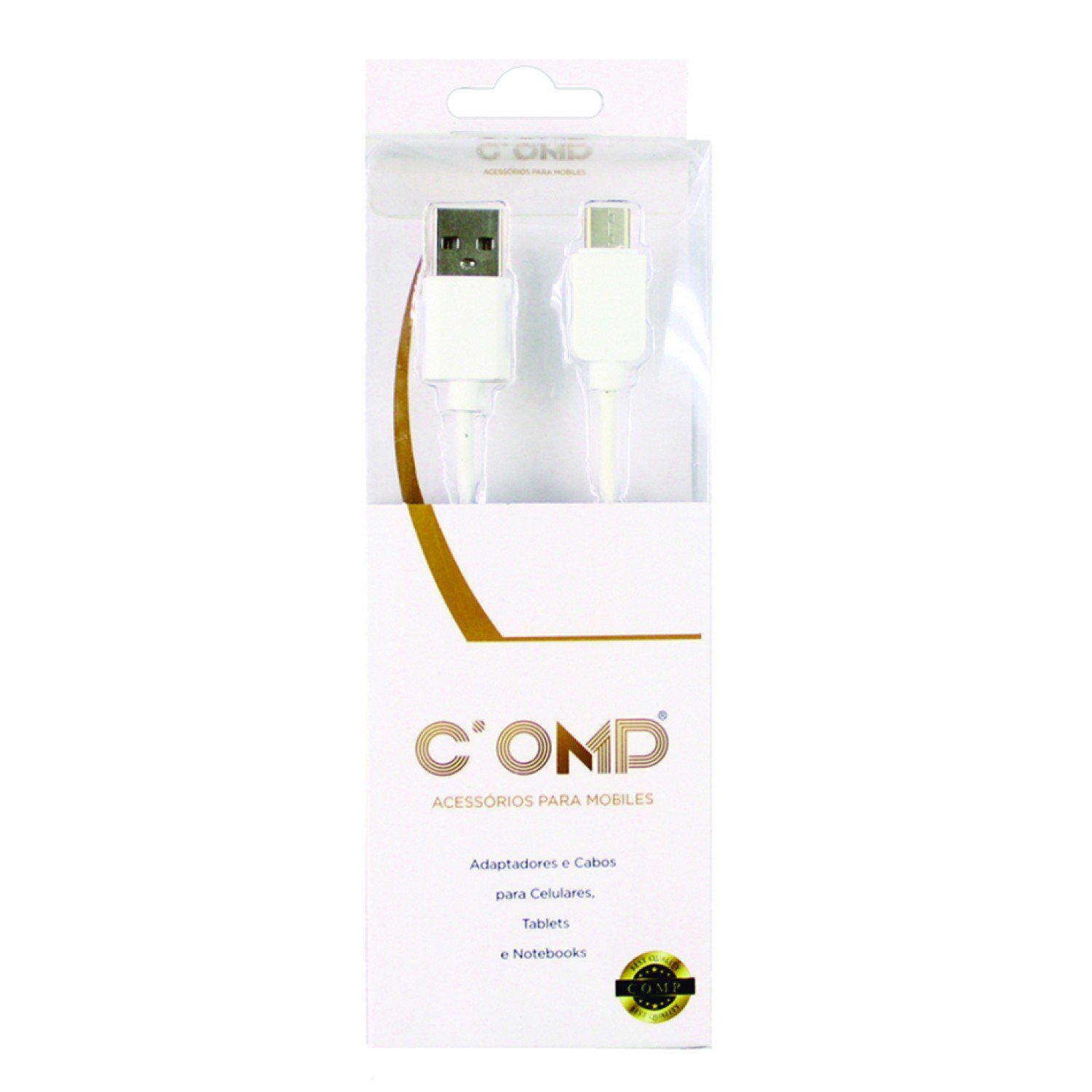 Encontraproduto.com.br - Cabo USB Tipo C 3.1 Branco 2m