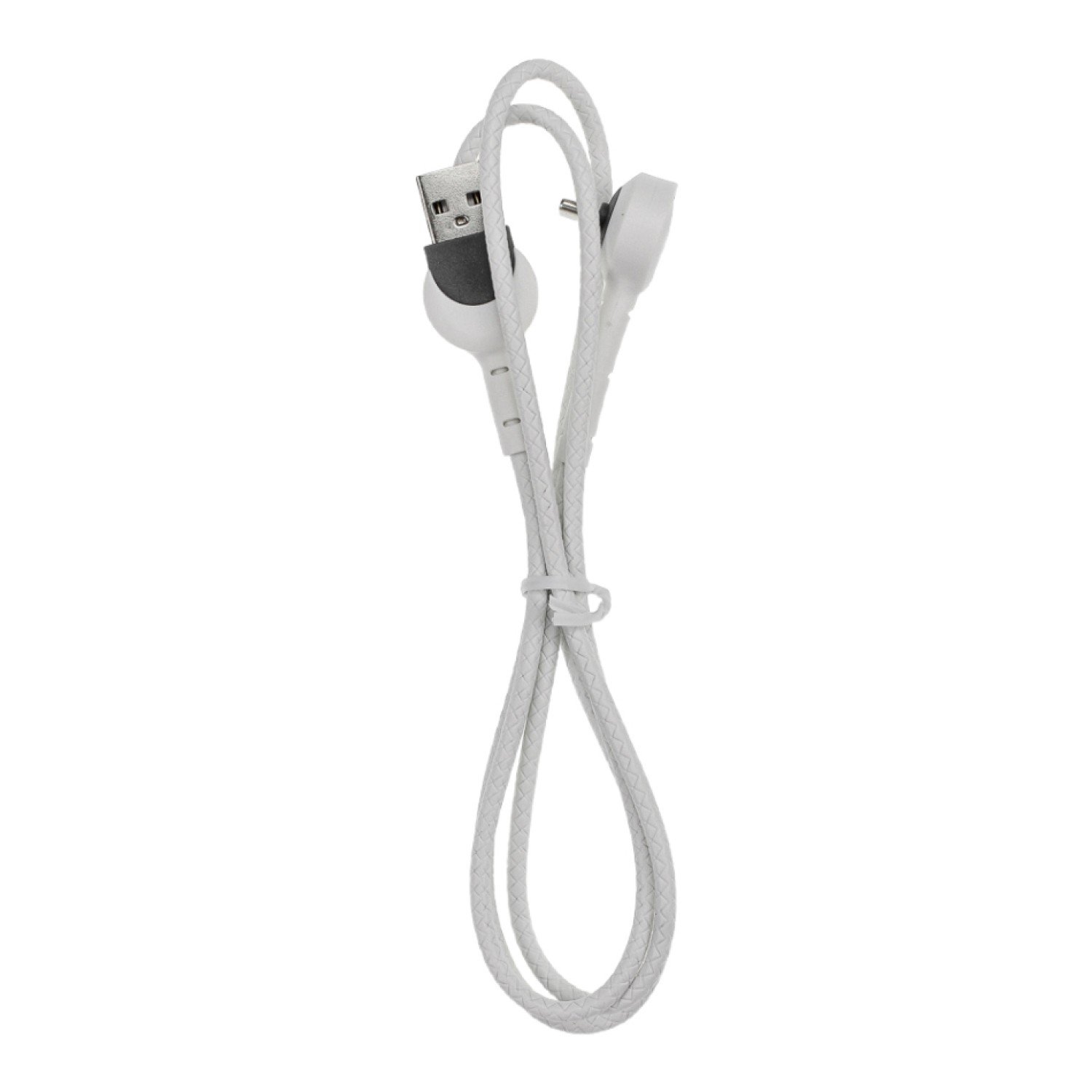 Encontraproduto.com.br - Cabo Usb X Iphone 90 Graus 1m Branco Dual Comp