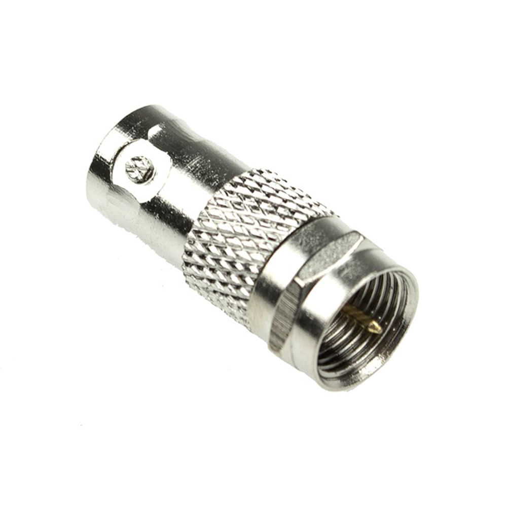 Encontraproduto.com.br - Adaptador Plug F Speedlan X Jack BNC c|2 peças