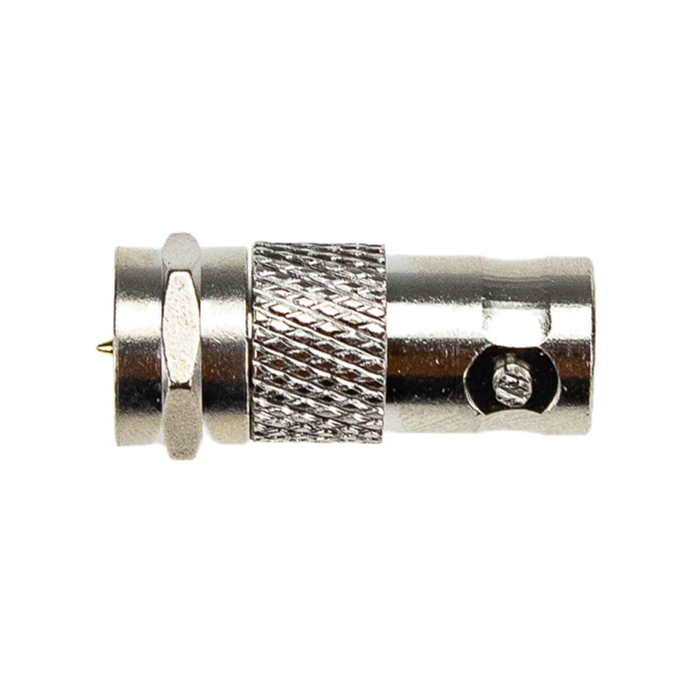 Encontraproduto.com.br - Adaptador Plug F Speedlan X Jack BNC c|2 peças