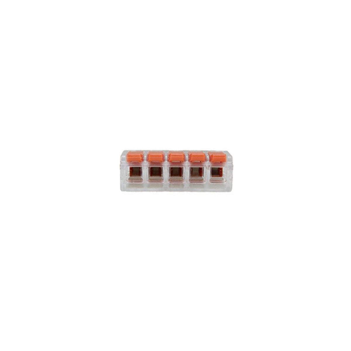 Encontraproduto.com.br - Conector De Emenda 5 Polos 6mm² Com 4 Peças  Dual Comp