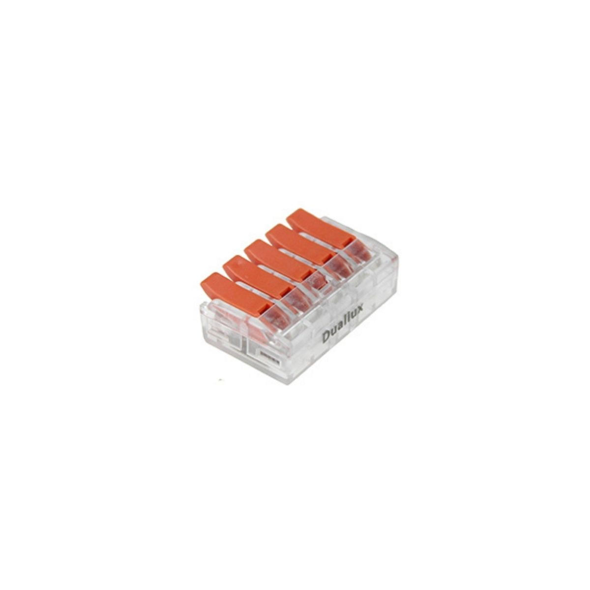Encontraproduto.com.br - Conector De Emenda 5 Polos 6mm² Com 4 Peças  Dual Comp