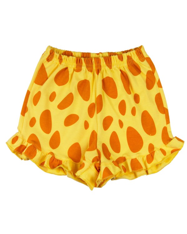Encontraproduto.com.br - Pijama Curto Menina Infantil 10 Meses a 4 Anos Cotton Fino Verão Manga Curta Bichinhos - Amarelo