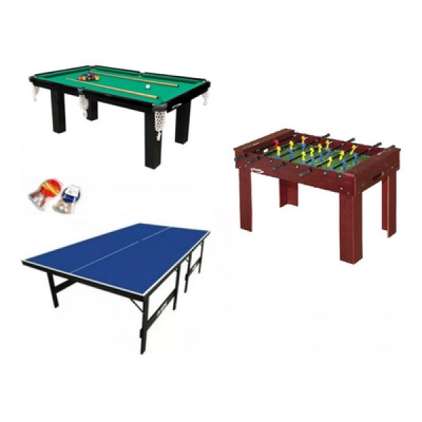 Encontraproduto.com.br - Salão de Jogos com Pebolim, Sinuca e Ping-Pong Klopf 1560