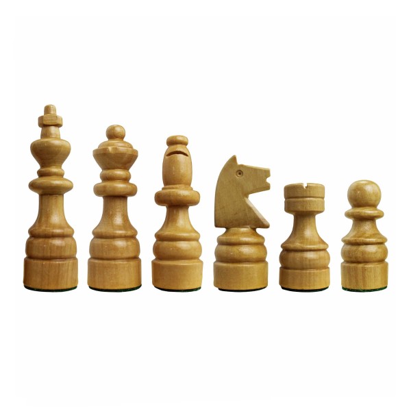 Encontraproduto.com.br - Peças para Jogo de Xadrez em Madeira Nobre Rei 8cm Cód120