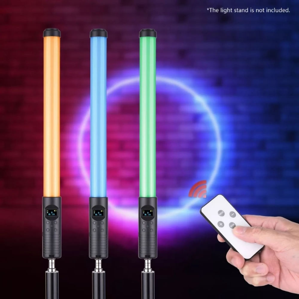 Encontraproduto.com.br - Iluminador Profissional Bastão de Led Rgb Lucacell Lc-01