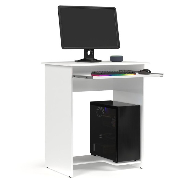 Encontraproduto.com.br - Mesa Para Computador Escrivaninha Para Notebook Jogos Escritório Branca