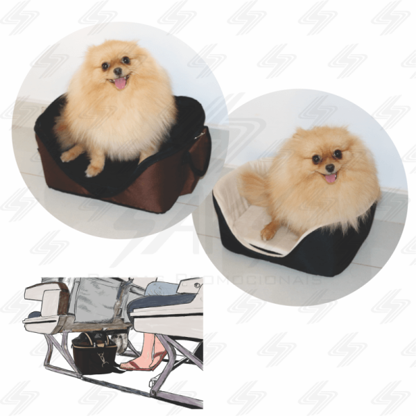 Encontraproduto.com.br - Bolsa de Transporte Sak s Cães e Gatos 6 em 1 Azul