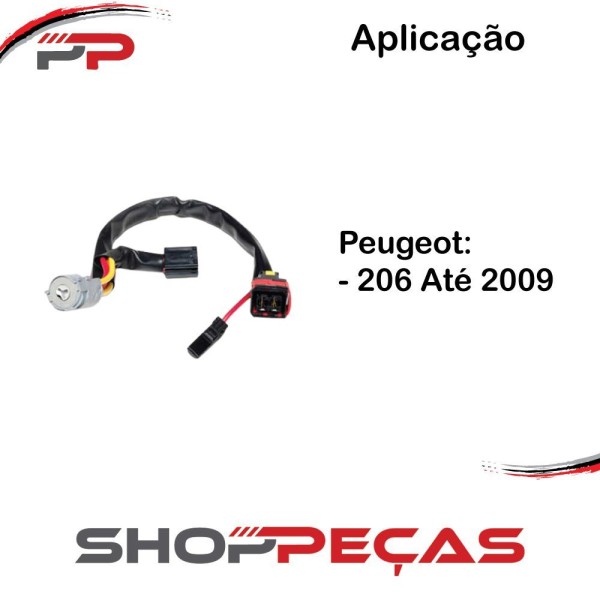 Encontraproduto.com.br - Comutador De Ignição Partida Peugeot 206 2001 A 2009