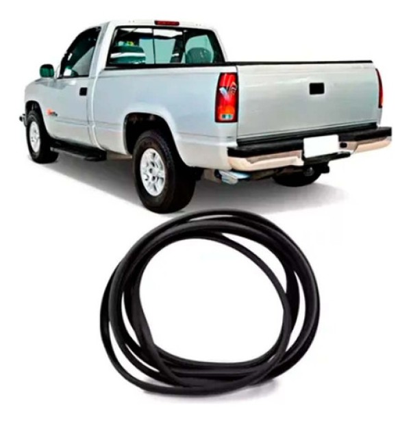 Encontraproduto.com.br - Borracha Vigia Silverado 97 98 00 02 2/4 Portas Fixo 37856
