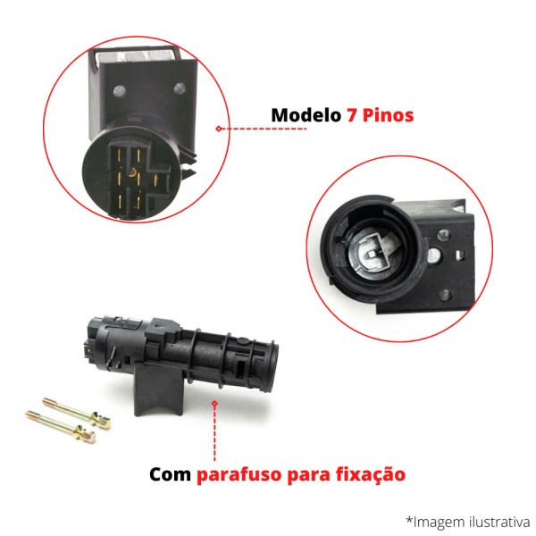 Encontraproduto.com.br - Trava Direção Com Elétrica S/ Cilindro Fiorino Uno 04 A 07
