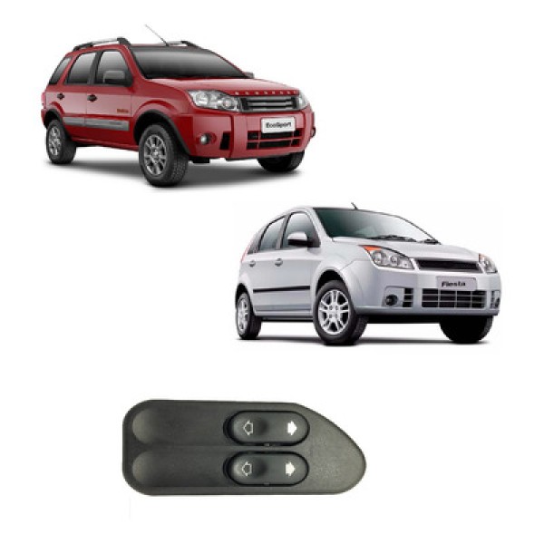 Tecla Botão Vidr Elétr Dup Ecosport G2 Fiesta Ranger G1