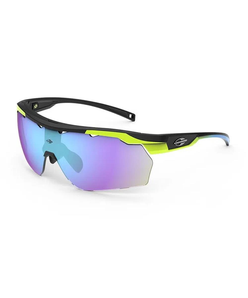 Oculos de Sol Unissex Mormaii Smash Preto com Amarelo Limao