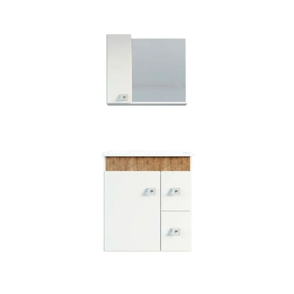 Encontraproduto.com.br - Kit Gaam Essenza 600 com Pe Branco/Wenge 1V 0949.20.70
