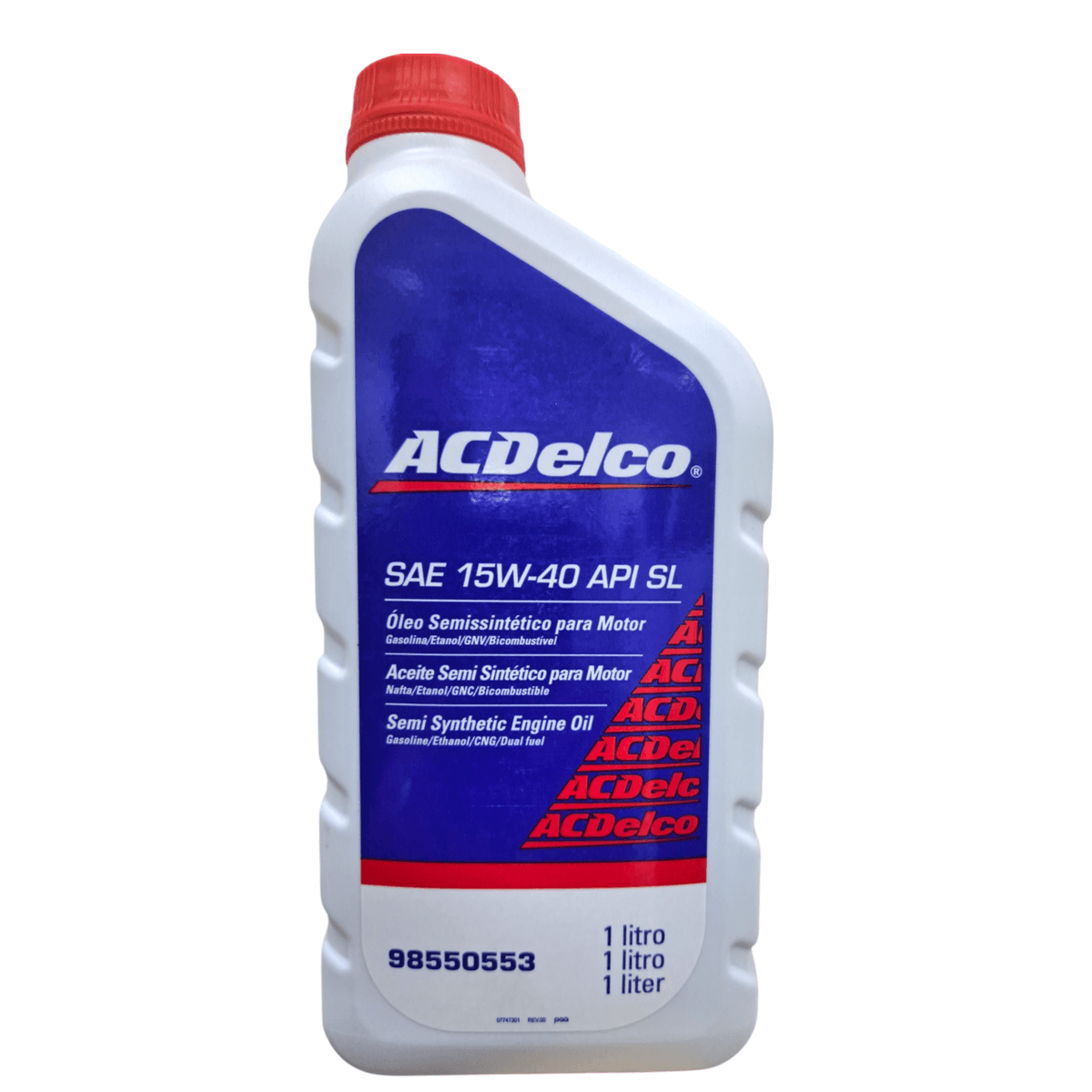 Encontraproduto.com.br - Óleo de Motor SAE 15W40 API SL Semissintético Acdelco - 1l