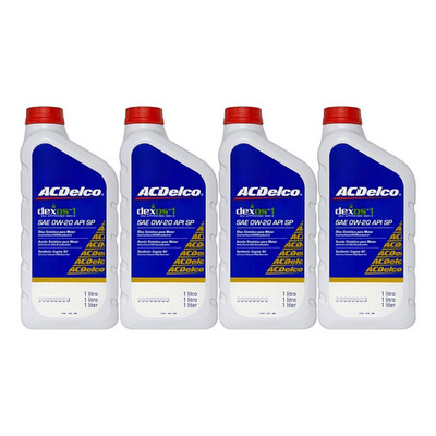 Encontraproduto.com.br - Kit Revisão 4 Litros 0W20 ACDelco Dexos1 + Filtros Cobalt Onix Prisma Spin 2017 em Diante 4 Cilindros