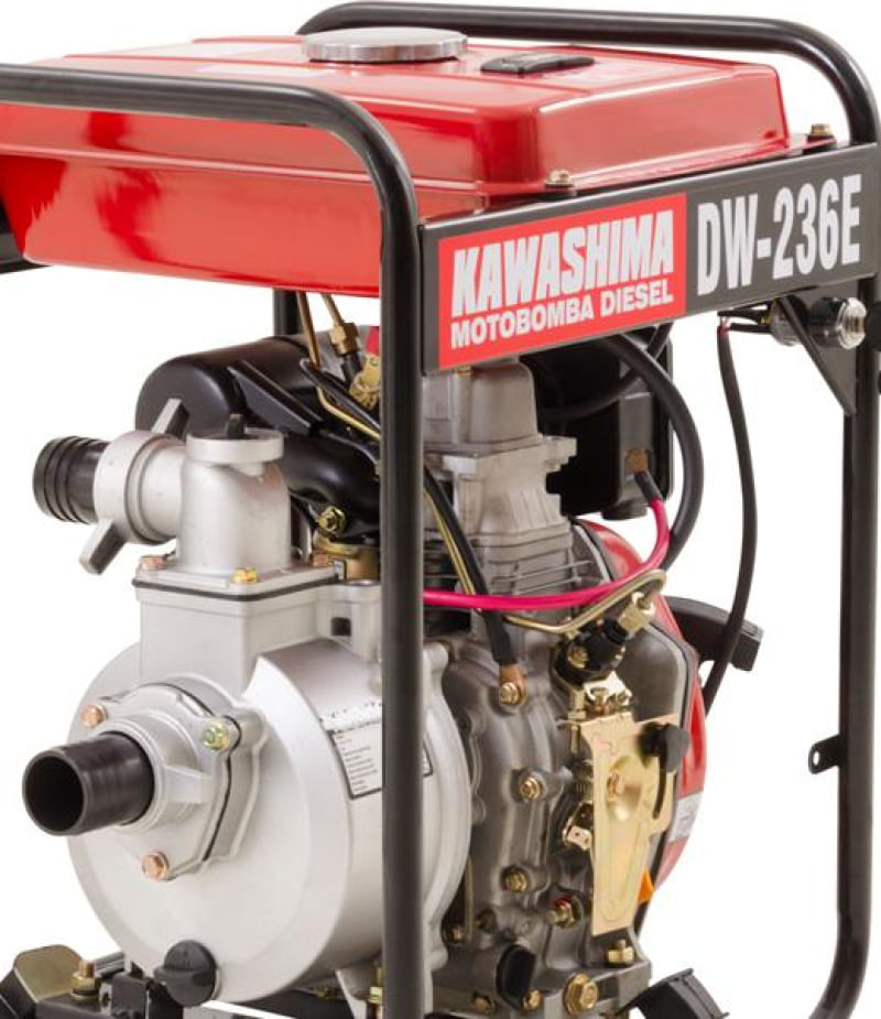 Motobomba Kawashima Dw-236E 2'' Diesel 4,2HP 211CC 12,5 L
