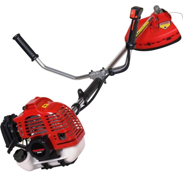 Encontraproduto.com.br - Roçadeira Kawashima Kw43-l Gasolina 43cc Lateral Com Guidão