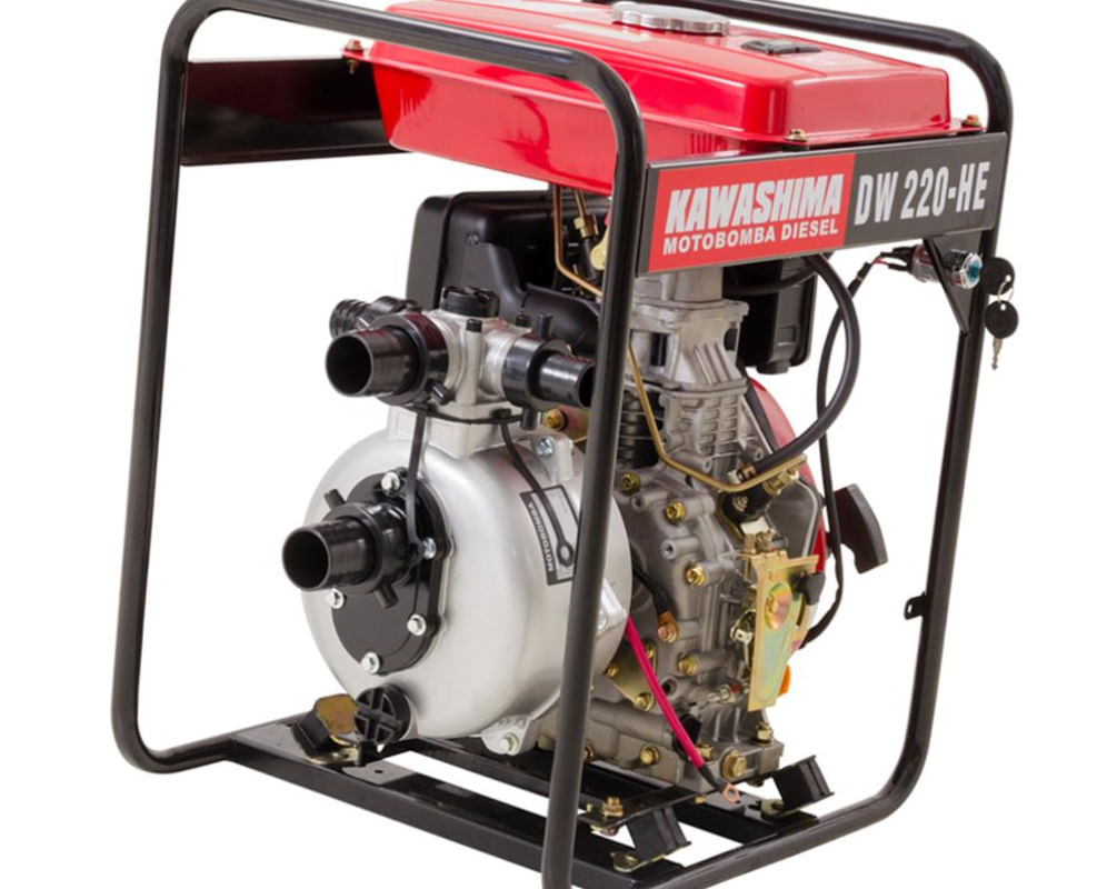 Encontraproduto.com.br - Motobomba Kawashima Dw220He Altura Pressão 2' 6HP