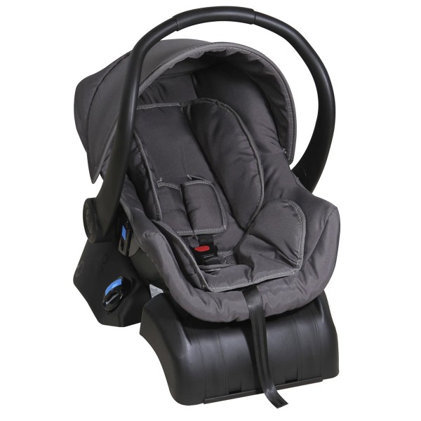 Encontraproduto.com.br - Bebe Conforto Galzerano Coccon Preto e Cinza Com Base Para Carro