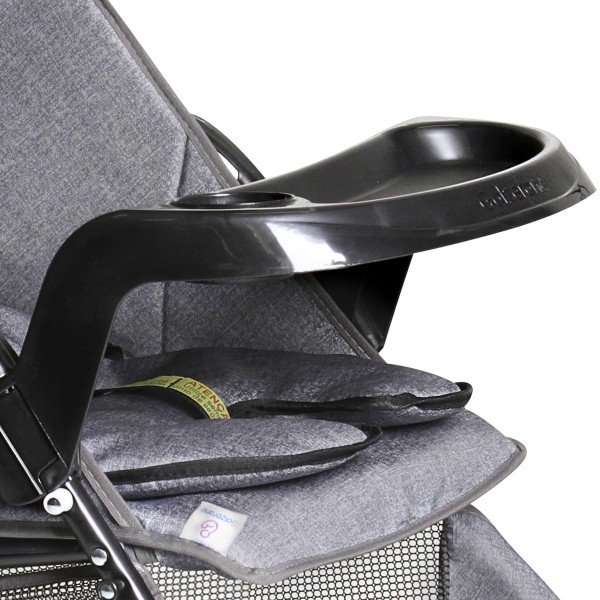 Encontraproduto.com.br - Kit Carrinho Bebê Passeio Berço Cross Trail De 0 a 15kg com Bebê Conforto Cocoon De 0 a 13kg e Base para Carro Galzerano