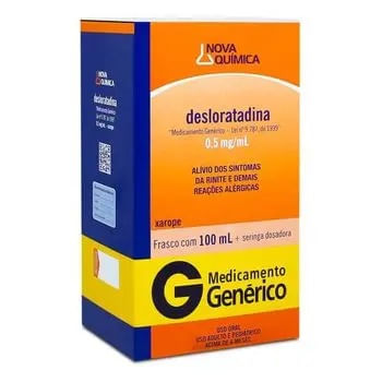 Desloratadina 0.5MG/ML Xarope - Frasco com 100 mL