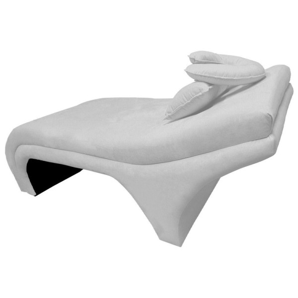 Encontraproduto.com.br - Maca Estofada Estética Botonê 70 Cm Sobrancelha Cilios Cor:branco