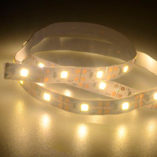Encontraproduto.com.br - Kit 40 Fios Fita Led Luz Amarela 120 Lâmpadas Led 2m à Pilha