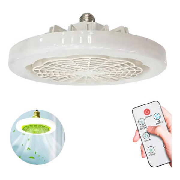 Encontraproduto.com.br - Led Teto Ventilador Luminosidade E Frescor Com Controle