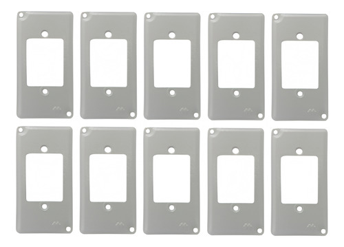 Encontraproduto.com.br - Tampa Aluminio Para Condulete 1 NR.14 Para 3 Interruptores E011000302 - Wetzel