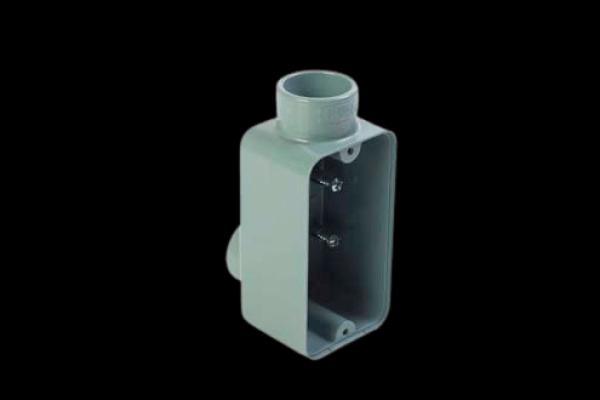 Encontraproduto.com.br - Condulete PVC LB 1 Sem Rosca Sem Tampa Cinza Wetzel