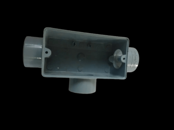 Encontraproduto.com.br - Condulete Pvc T 1 Cinza Sem Rosca Sem Tampa Wetzel