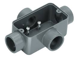 Encontraproduto.com.br - Condulete PVC X 1 Cinza Sem Rosca Sem Tampa Wetzel