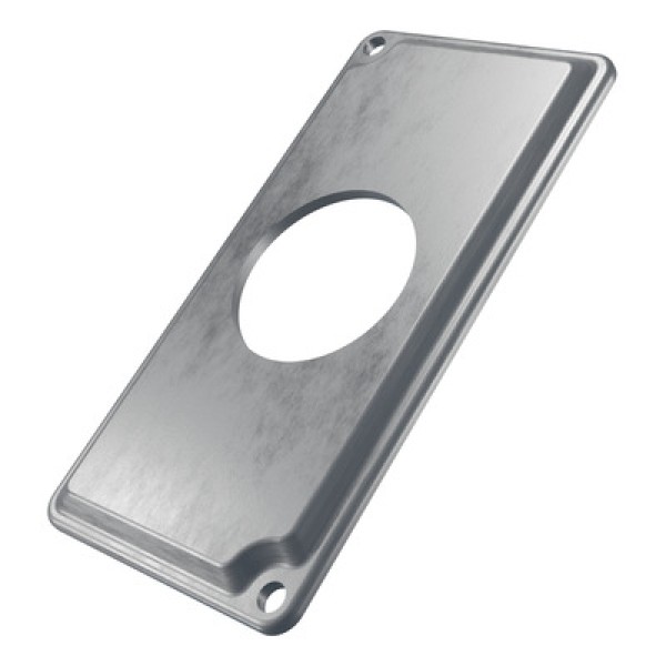 Encontraproduto.com.br - Tampa Para Condulete Aluminio 1 NR16Para 1 Tomada Redonda Sem Pintura Wetzel