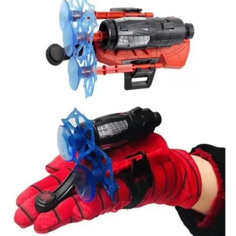 Encontraproduto.com.br - Luvas Atirador Super-Herói, Teia Homem-Aranha Cosplay