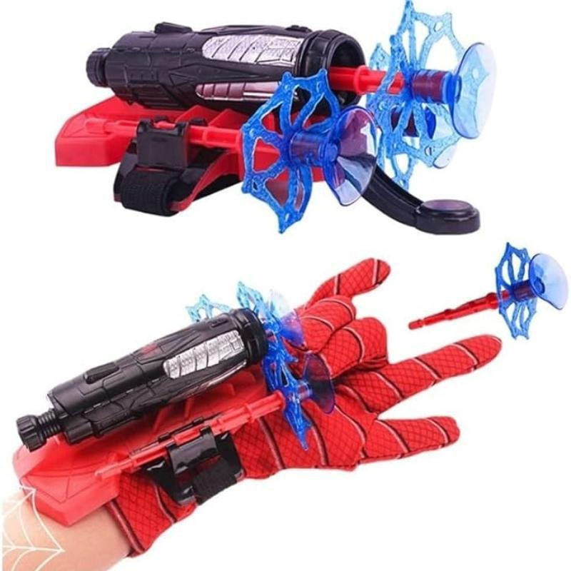 Encontraproduto.com.br - Luvas Atirador Super-Herói, Teia Homem-Aranha Cosplay