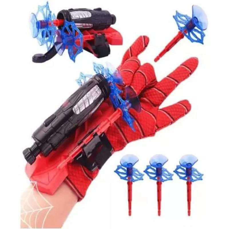 Encontraproduto.com.br - Luvas Atirador Super-Herói, Teia Homem-Aranha Cosplay