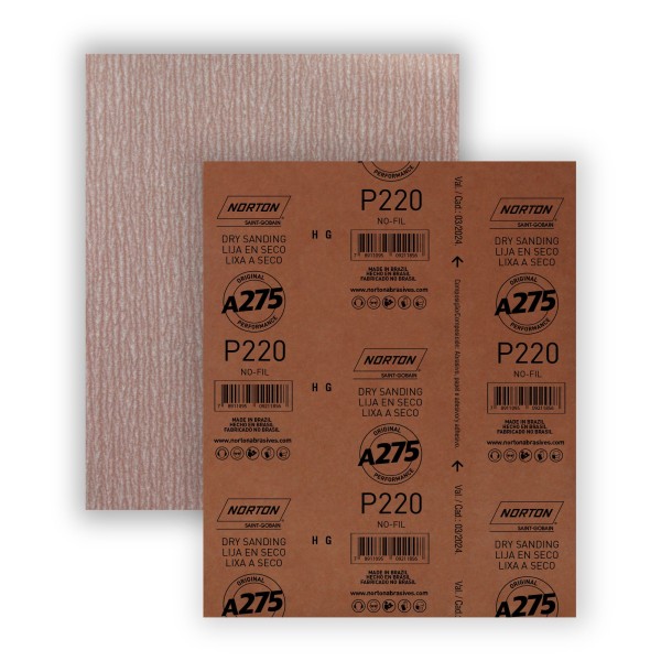 Encontraproduto.com.br - Lixa Seca Champagne P0080 A-275 - NORTON
