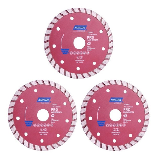 Disco Diamantado 110mmx20mm Turbo - Norton