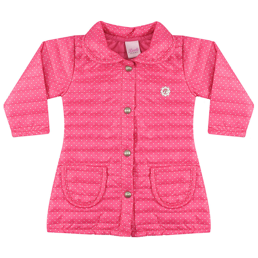 Sobretudo Look Jeans Matelassê Bebê Pink