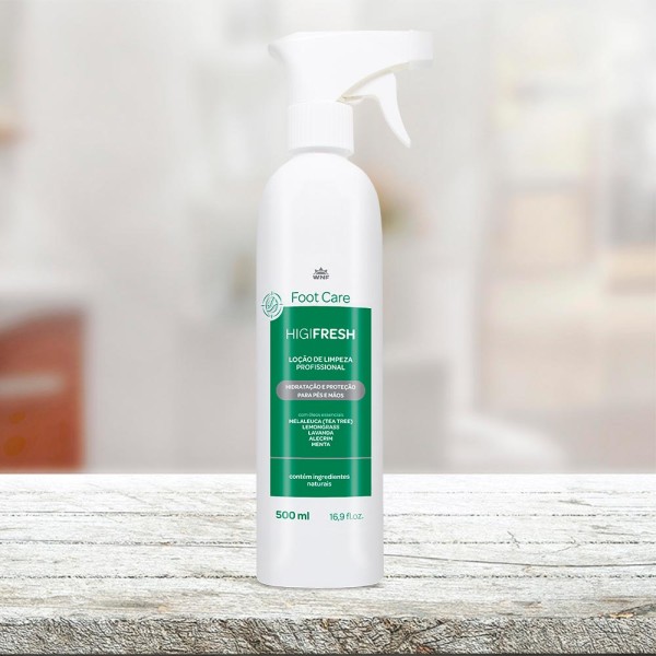 Encontraproduto.com.br - Higifresh (Loção de Limpeza Hidrante e Desodorante para os Pés) 500ml - Wnf