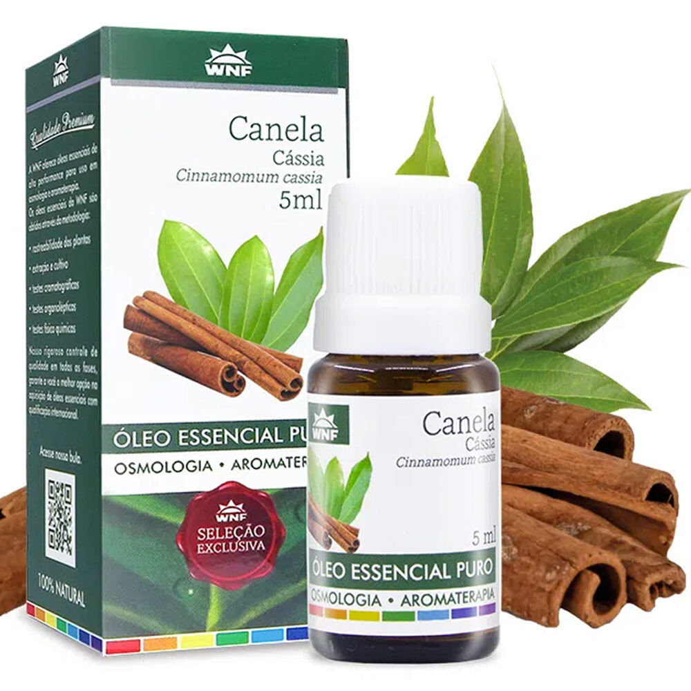 Encontraproduto.com.br - Óleo Essencial de Canela Cassia 5ml WNF