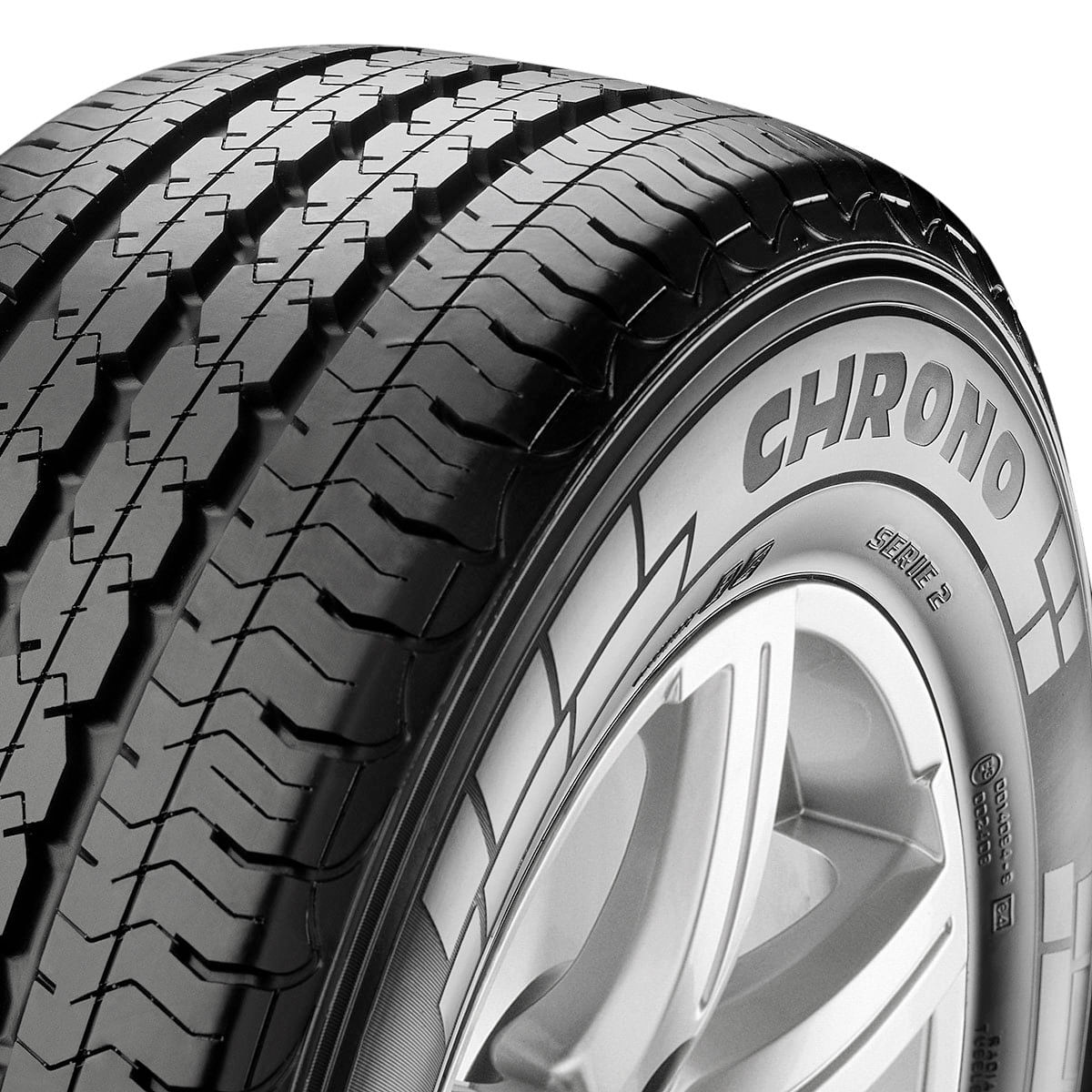 Encontraproduto.com.br - Pneu Pirelli  Aro 15 205/70R15C 106R Chrono (MP)