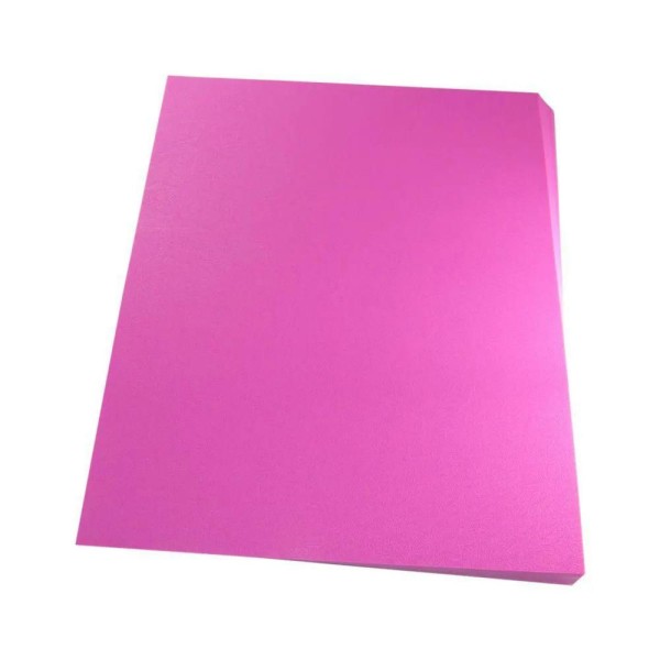 Encontraproduto.com.br - Capa para encadernação A3 Rosa PP Couro 0,30mm 100un