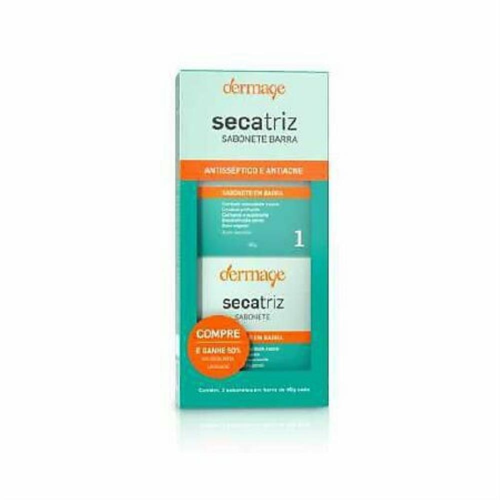 Secatriz Sabonete Duplo Kit Dermage – 2x Sabonetes em Barra