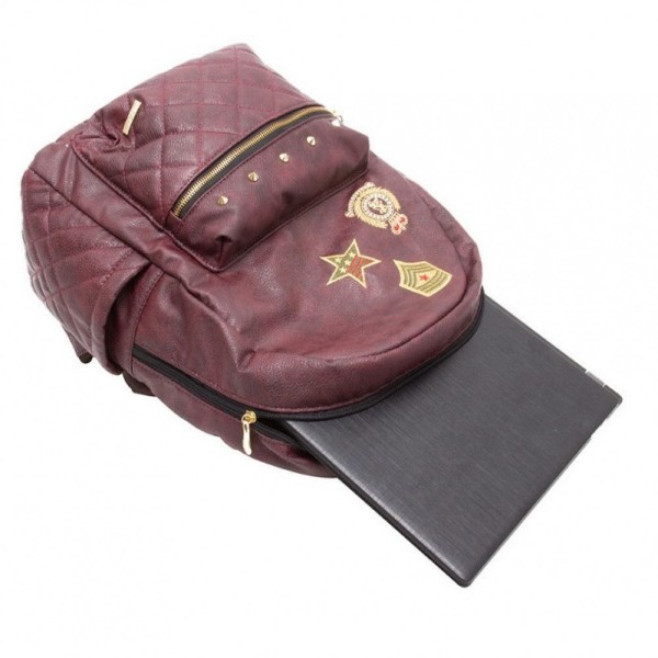 Encontraproduto.com.br - Mochila Patches Para Notebook 14.1 Tn Office Marsala