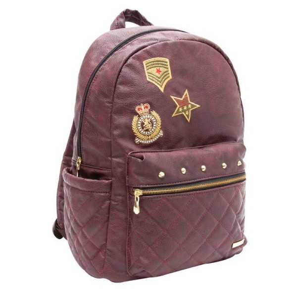 Encontraproduto.com.br - Mochila Patches Para Notebook 14.1 Tn Office Marsala